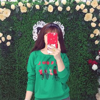 Áo nỉ da cá dài tay