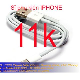 free ship Cáp sạc iphone 6s 30 sợi mập free ship