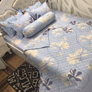 Combo 1 ga và 2 vỏ gối 16x2m LÁ XANH