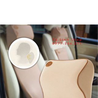 GỐI TỰA ĐẦU CHO XE HƠI CAO SU NON