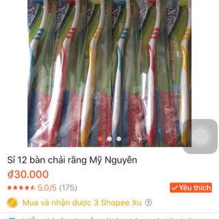 lố 12 bàn chải đánh răng
