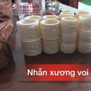 nhẫn mặt dây chuyền ngà xương voi