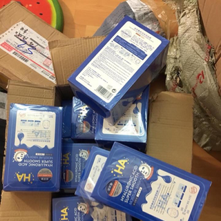 HYALURONIC ACID MASK1 hộp/ 20 miếng Mặt nạ dưỡng ẩm HA