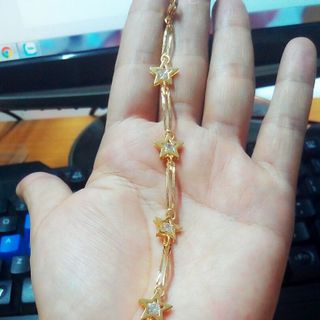 Lắc tay sao nối mạ vàng