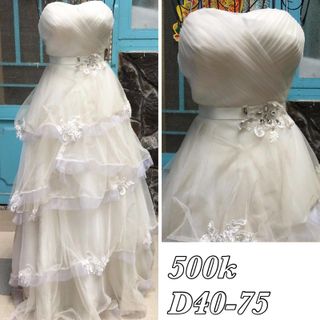 Váy cưới trắng 500
