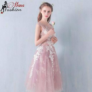 Đầm Xòe Tiểu Thư Đính Ren