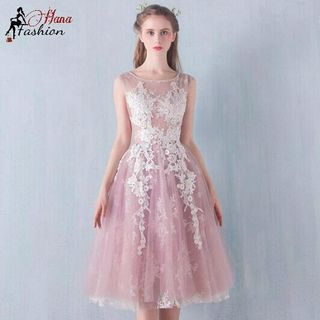 Đầm Xòe Tiểu Thư Đính Ren