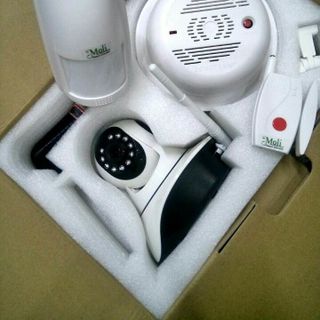BỘ KIT CAMERA IP KIÊM TRUNG TÂM BÁO TRỘM- BÁO CHÁY ML-KIT1