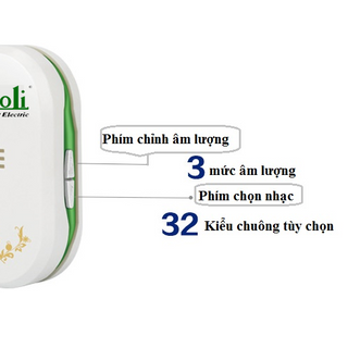 CHUÔNG BÁO KHÁCH CHỐNG NƯỚC KHÔNG DÂY