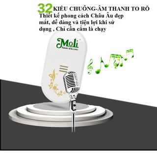 CHUÔNG BÁO KHÁCH CHỐNG NƯỚC KHÔNG DÂY
