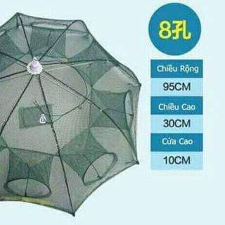 lưới bắt cá 8 lỗ