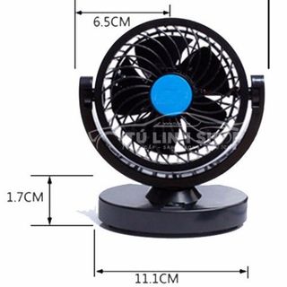 QUẠT ĐƠN 12V CẮM TẨU Ô TÔ