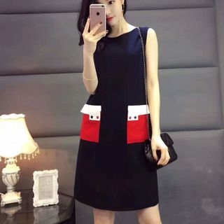 Váy suông phối túi độc đáo hấp dẫn