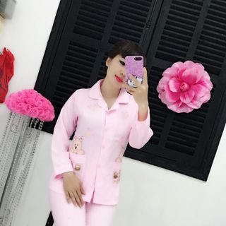 đồ bộ piama TDQD gấu Bàn tay giá 120k