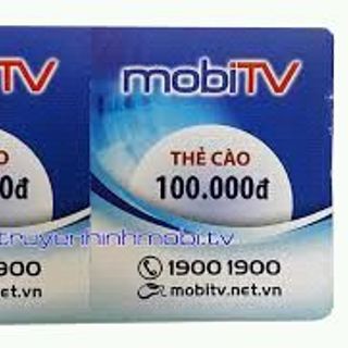 Thẻ cào mobitv cho đầu thu kts mobitv