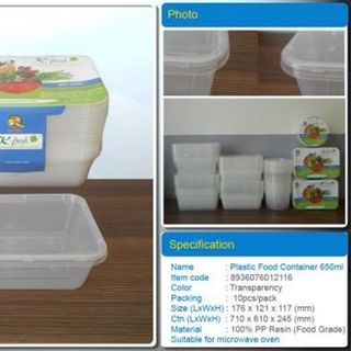 Hộp đựng thực phẩm nhựa mỏng