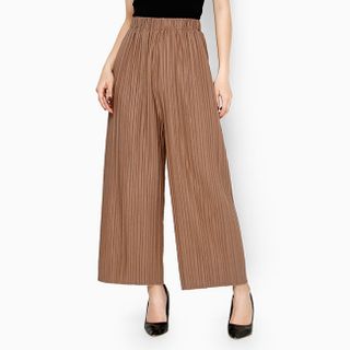 Quần suông nữ thời trang dập ly tôn dáng