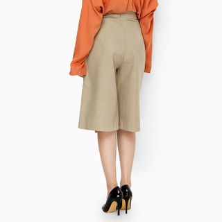 Quần Culottes ống xòe cách điệu mẫu 1