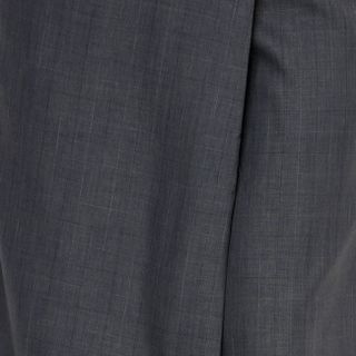 Quần Culottes ống xòe cách điệu màu xám