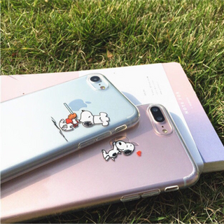 Ốp Lưng Iphone Snoopy Dog Silicon Trong Suốt