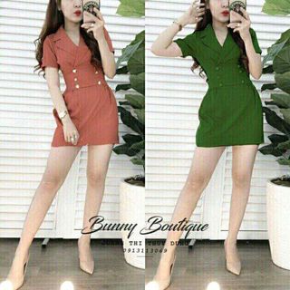 Đầm nút bunny