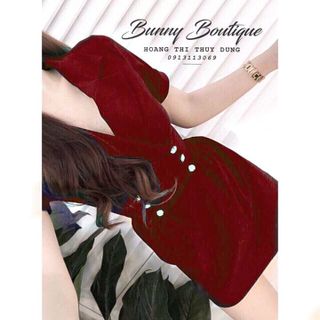 Đầm nút bunny