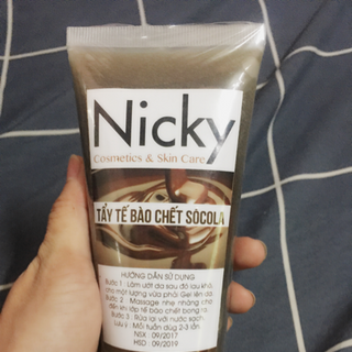 Gel tẩy tbc và body socola Nicky