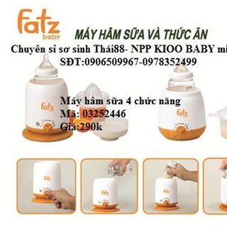 Máy hâm sữa Fatz 4 chức năng giá sỉ