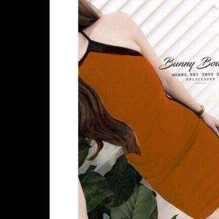 Đầm body phối bunny