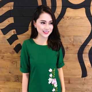 Đầm thiết kế thêu hoa DD2330