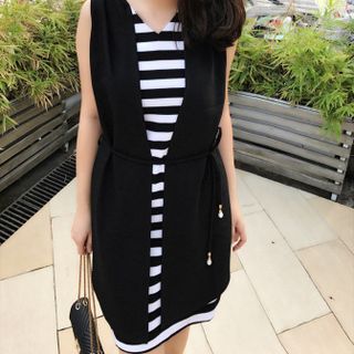 Đầm thiết kế thắt nơ DD2270