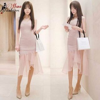 Đầm Body Phối Lưới
