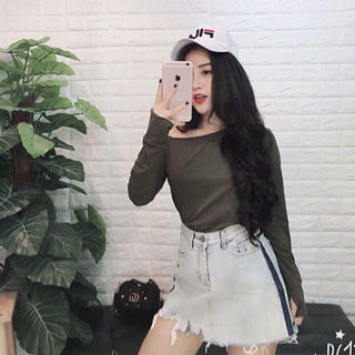 áo lệch vai