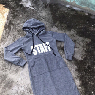 Đầm maxi hoodie