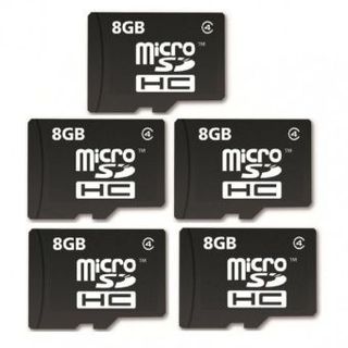 Bộ 5 Thẻ nhớ Micro SDHC Class4 8GB Đen giá sỉ