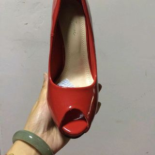 Giày cao gót đỏ nữ 10cm