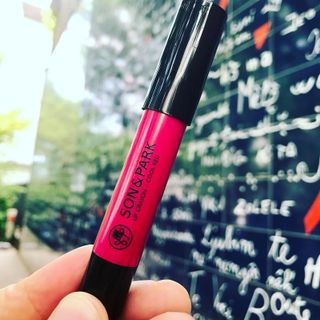 Son lì màu dưỡng môi Son And Park 13 - Lip Crayon 13 Cool Red