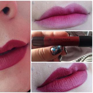 Son lì màu dưỡng môi Son And Park 09 - Lip Crayon 09 Wicked Burgundy