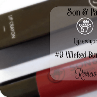 Son lì màu dưỡng môi Son And Park 09 - Lip Crayon 09 Wicked Burgundy