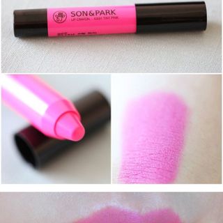 Son lì màu dưỡng môi Son And Park 01 - Lip Crayon 01 Kissy Tint Pink