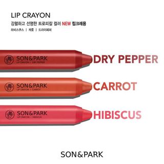 Son lì màu dưỡng môi Son And Park 24 - Lip Crayon 24 Dry Pepper