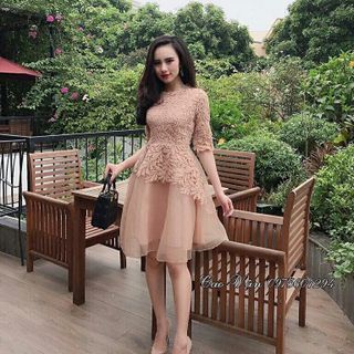 ĐẦM REN XÒE PHỐI LƯỚI -