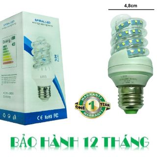 Bóng đèn LED 9W kiểu xoắn compact sáng trắng LS-S9