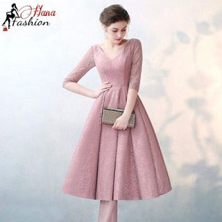 Đầm Xòe Ren Tay Lỡ