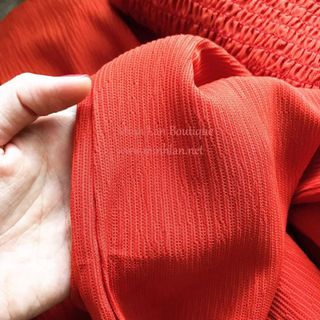 Set quần ống rộng áo trễ vai