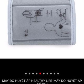 Máy đo huyết áp cổ tay Healthy life