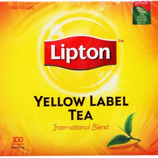 Trà Lipton nhãn vàng hộp 100 túi giá sỉ