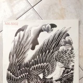 tattoo kín lưng size 35x50cm