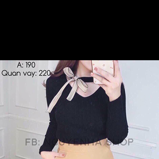 áo kiểu nữ nơ cổ