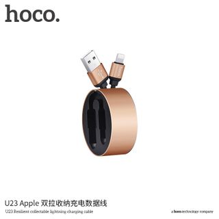 Hoco - Dây cáp sạc dây rút U23 90cm - cổng Lightning